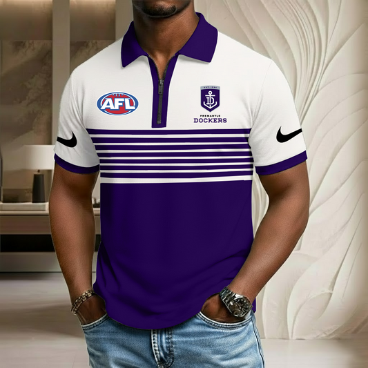 AFL x FRE Sport Zip Polo Golf Shirt HLP HLPHUONG
