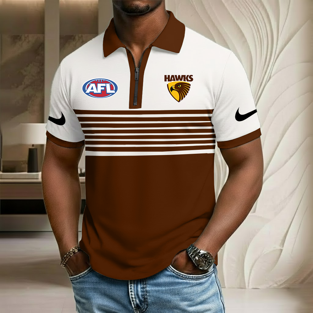 AFL x HAW Sport Zip Polo Golf Shirt HLP HLPHUONG