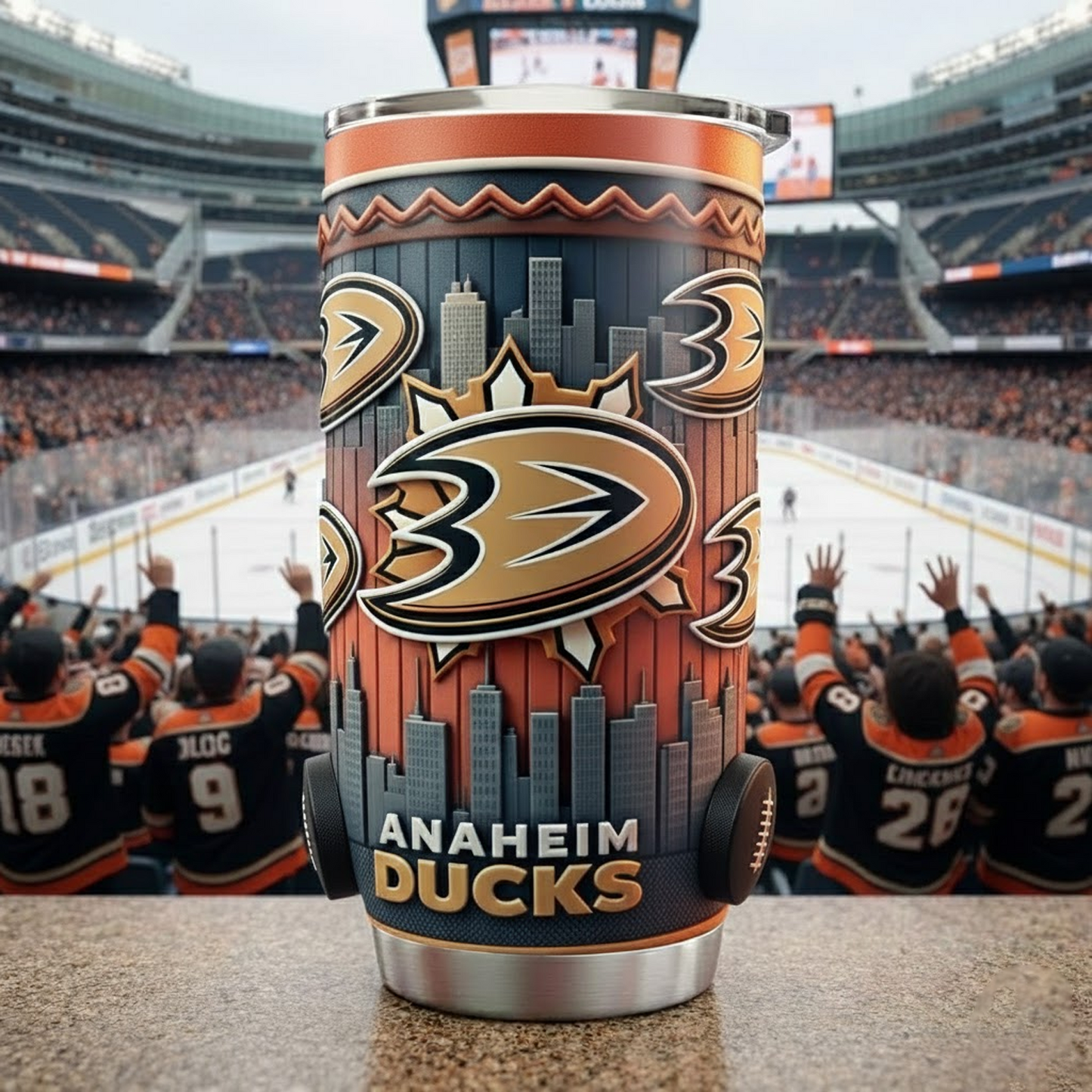 ANA X NHL mascot-shaped thermal mug NAK NHT