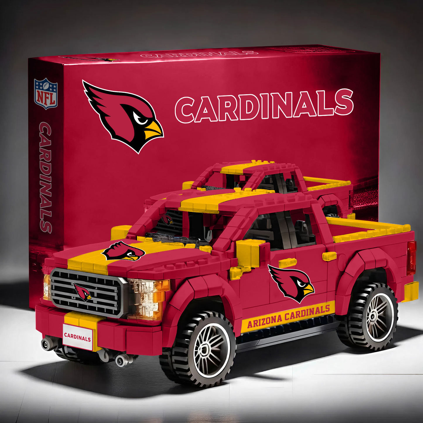 ARI X NFL 3D Racing Truck Model Building Block Set NAK NHT