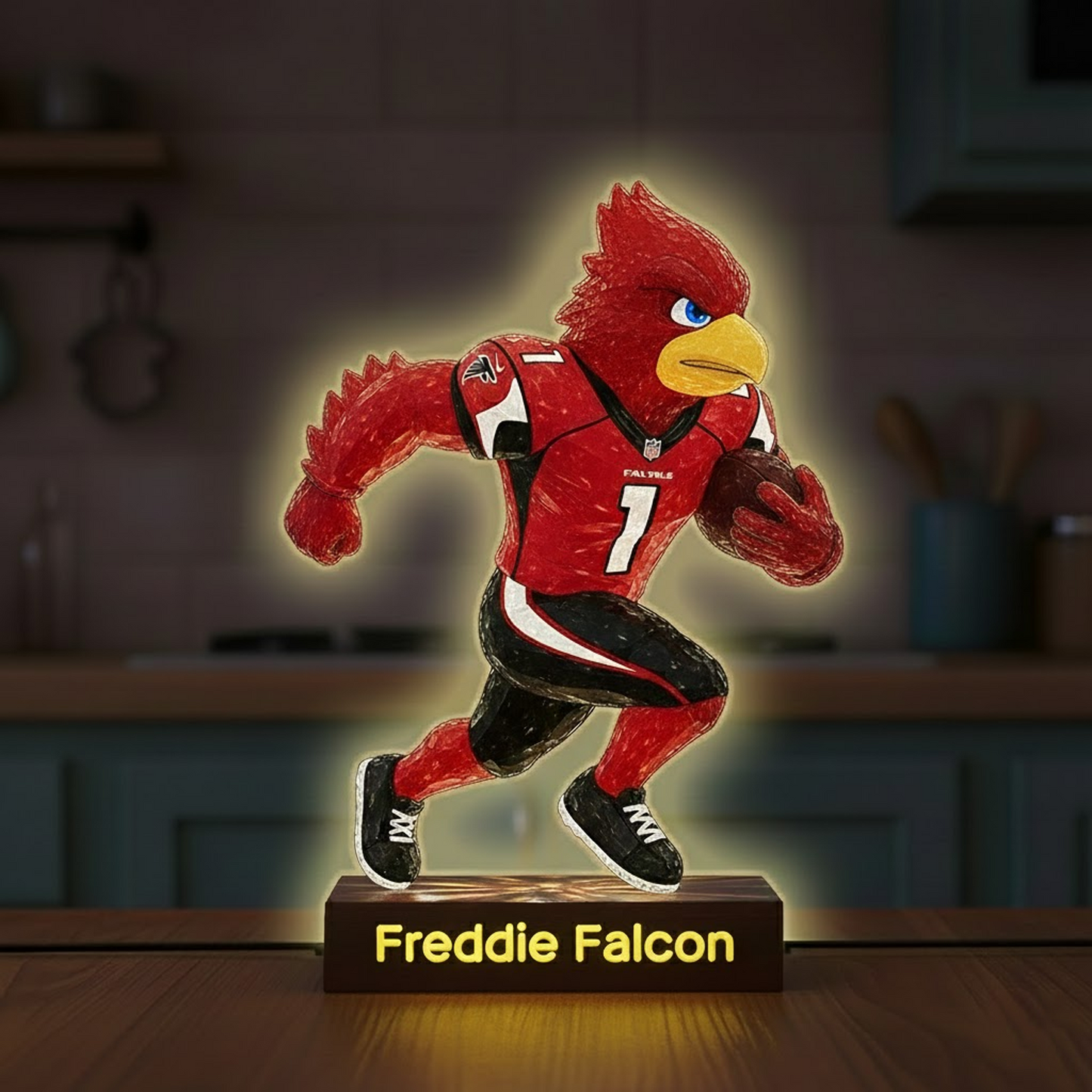 ATL X NFL Funny Characters Acrylic Light Box - Personalized Gifts NAK NHT