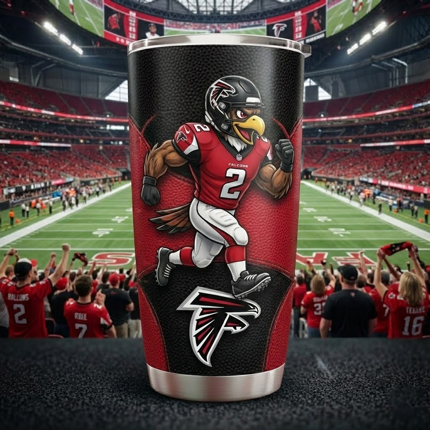 ATL X NFL mascot-shaped thermal mug NAK NHT