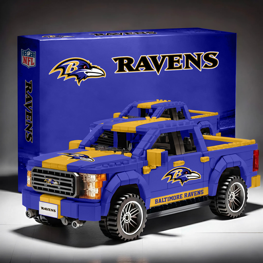 BAL X NFL 3D Racing Truck Model Building Block Set NAK NHT