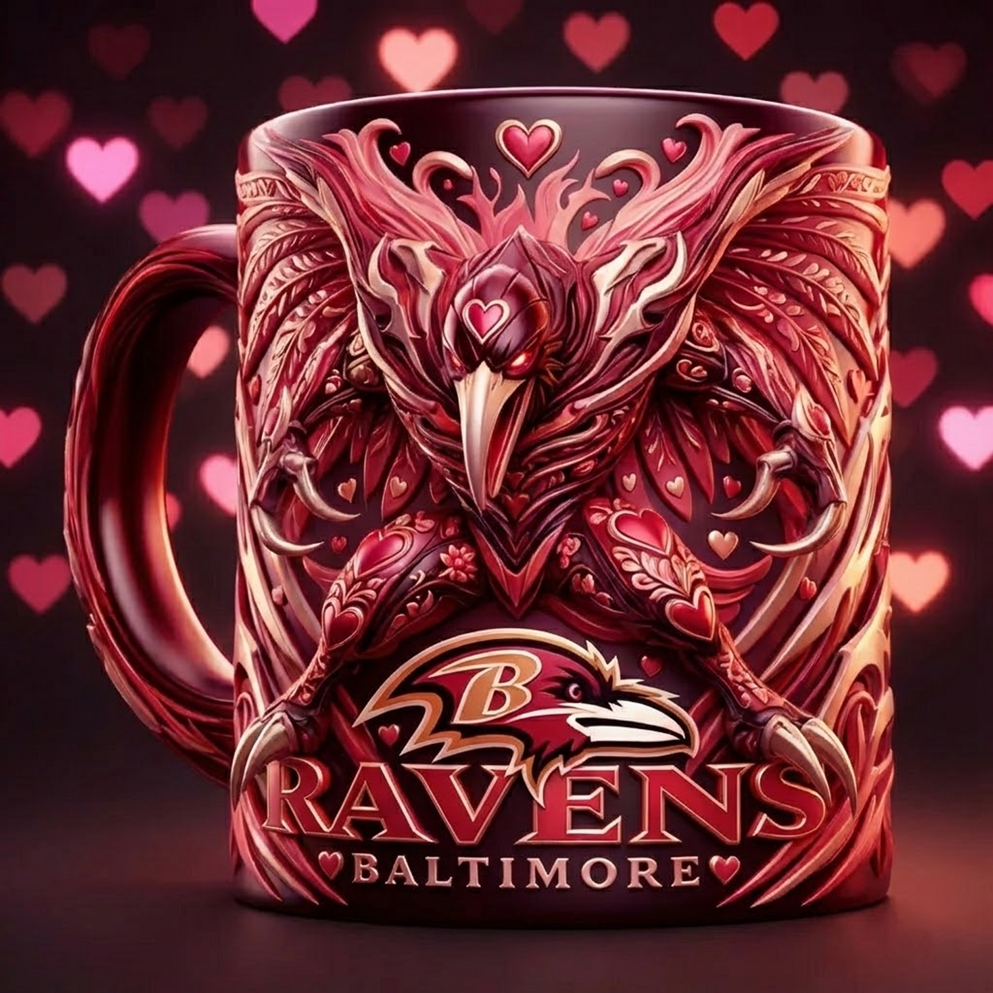 BAL X NFL Love Season Mug - Valentine V2 NAK NHT