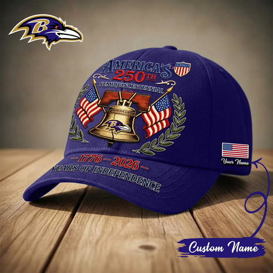 BAL x Premium NFL 1776-2026 Years Of Independence Classic Cap NAK LBN