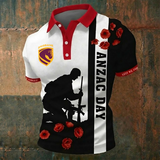 BB + NRL ANZAC Day Special Edition Honour & Pride Polo NAK TTT