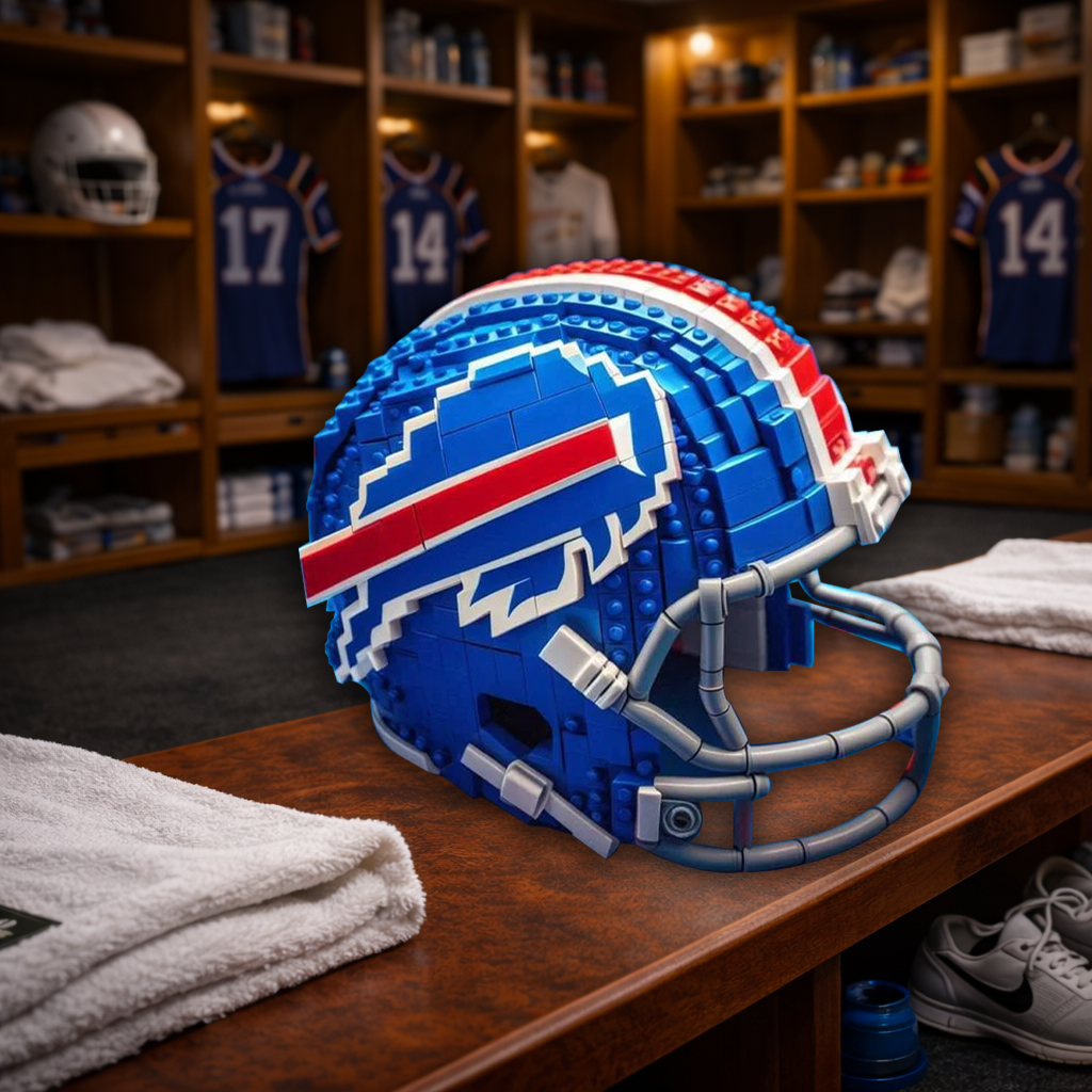 BB x NFL Teams Helmets Armed With Lego-Like Blocks DDT CTND