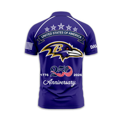 BR Premium NFL American Semiquincentennial Polo Shirt DDT NTL