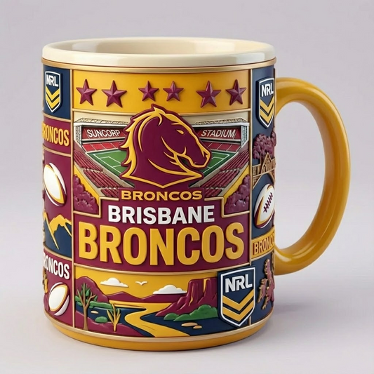 BRI X NRL  football team Mug Series - Limited Edition Collectible NAK NHT