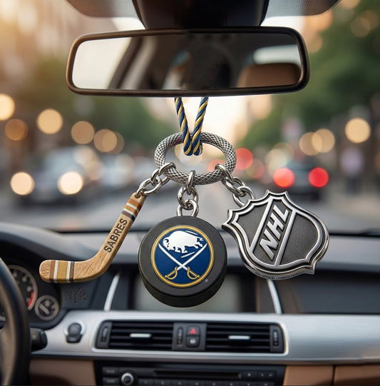 BS x NHL Custom Hockey Puck Car Charm NAK TTT