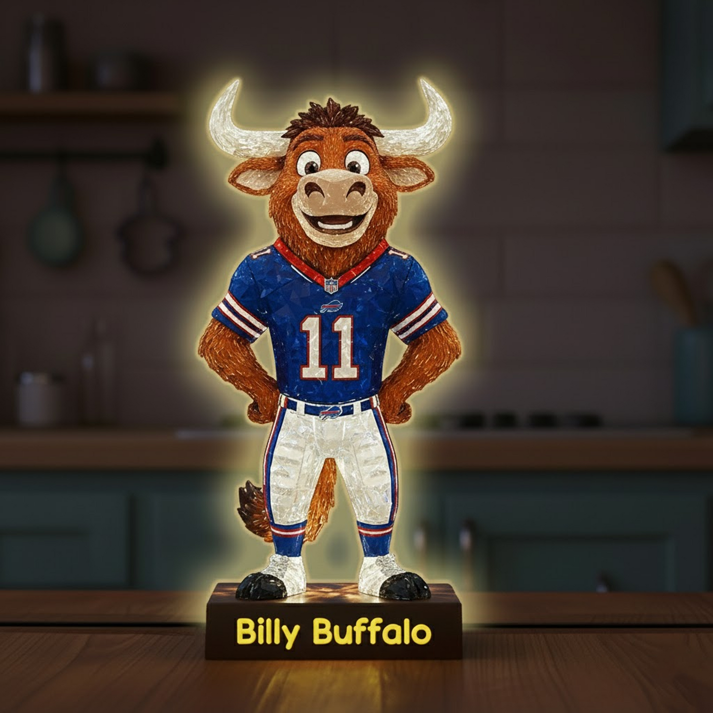 BUF X NFL Funny Characters Acrylic Light Box - Personalized Gifts NAK NHT