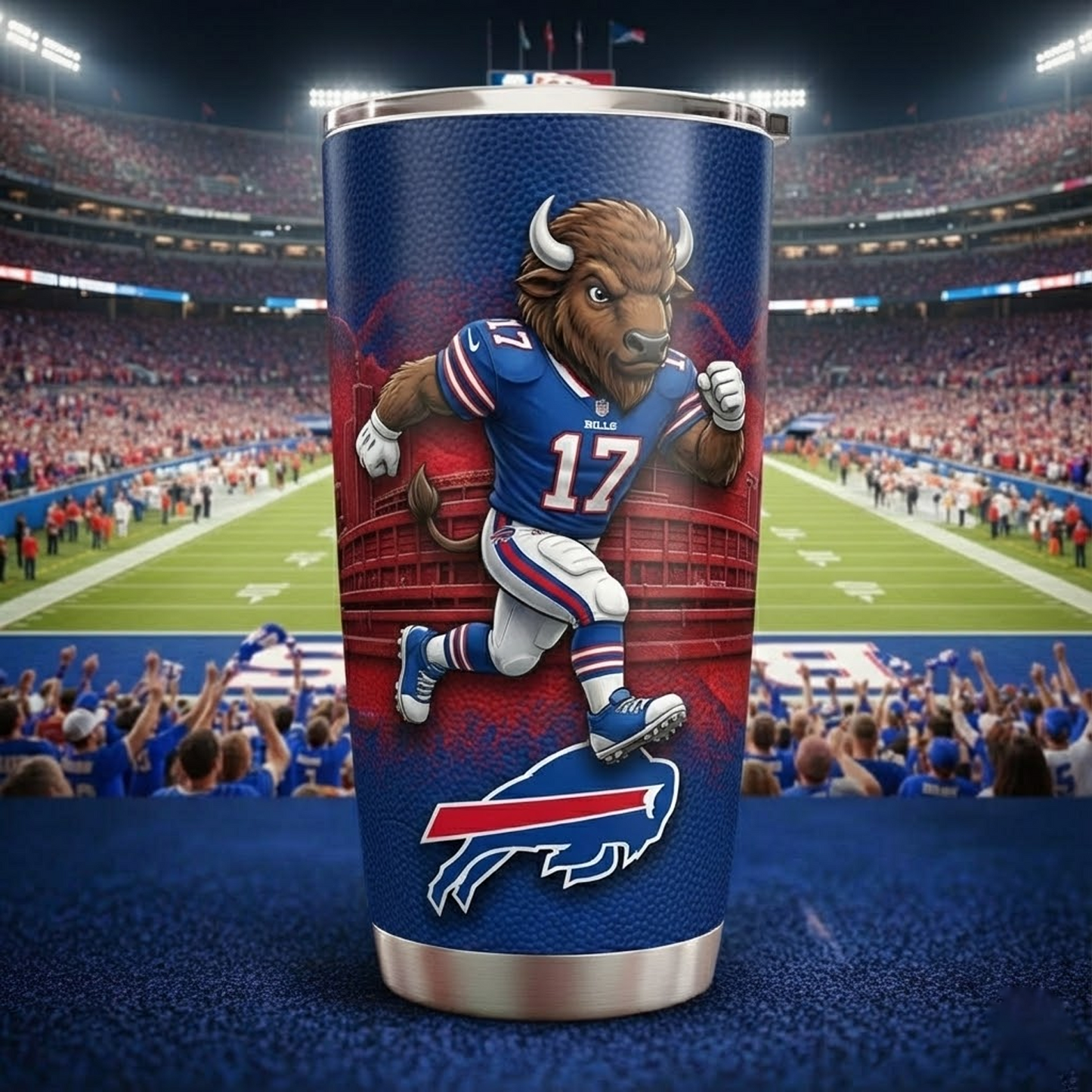BUF X NFL mascot-shaped thermal mug NAK NHT