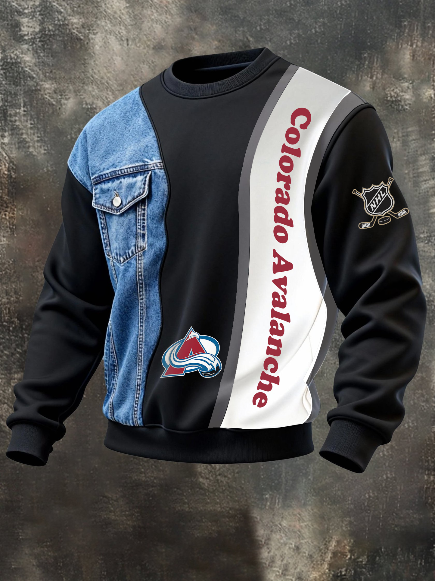 CA x NHL Denim & Sporty Hybrid Jacket Line NAK CTKT