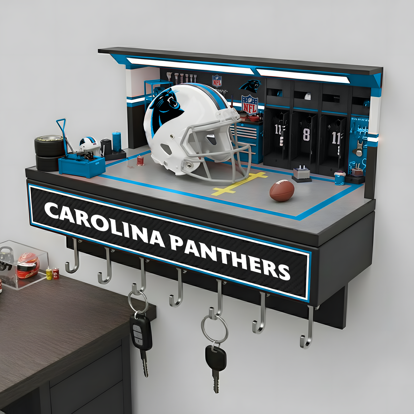 CAR X NFL Decorative key holder in a sporty style NAK NHT
