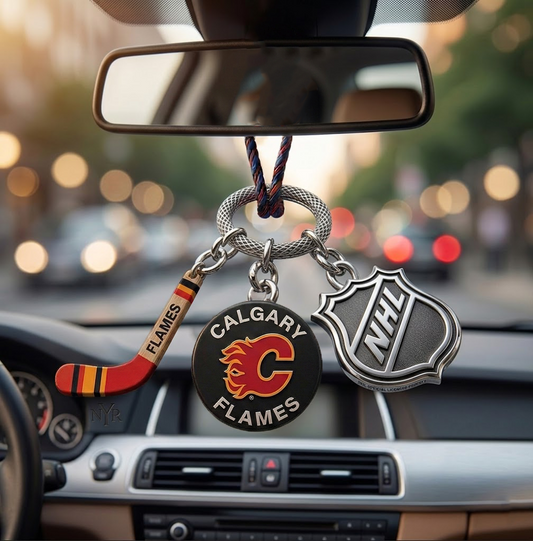 CF x NHL Custom Hockey Puck Car Charm NAK TTT