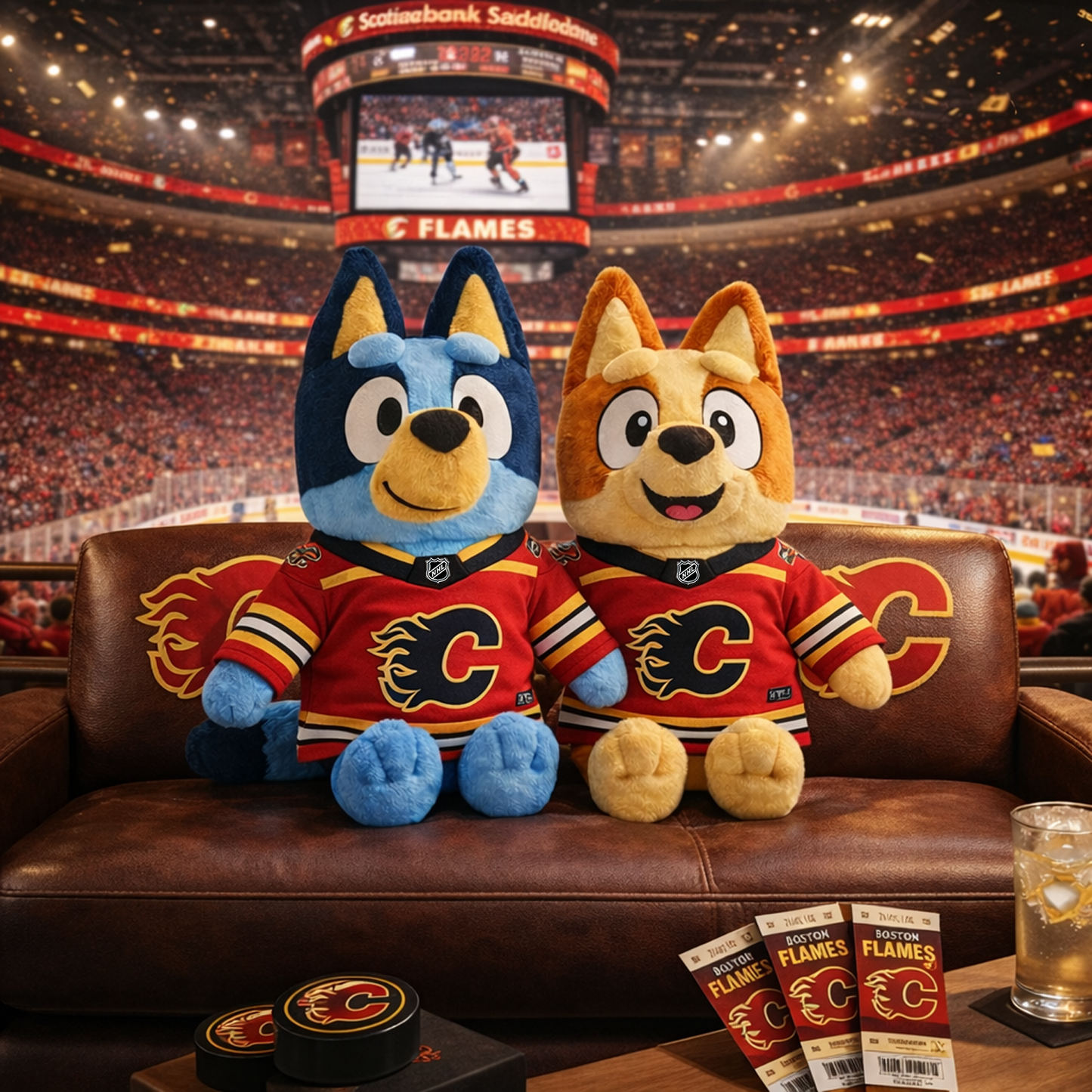CGY x NHL Hockey Fan Plush Toy NAK NHT