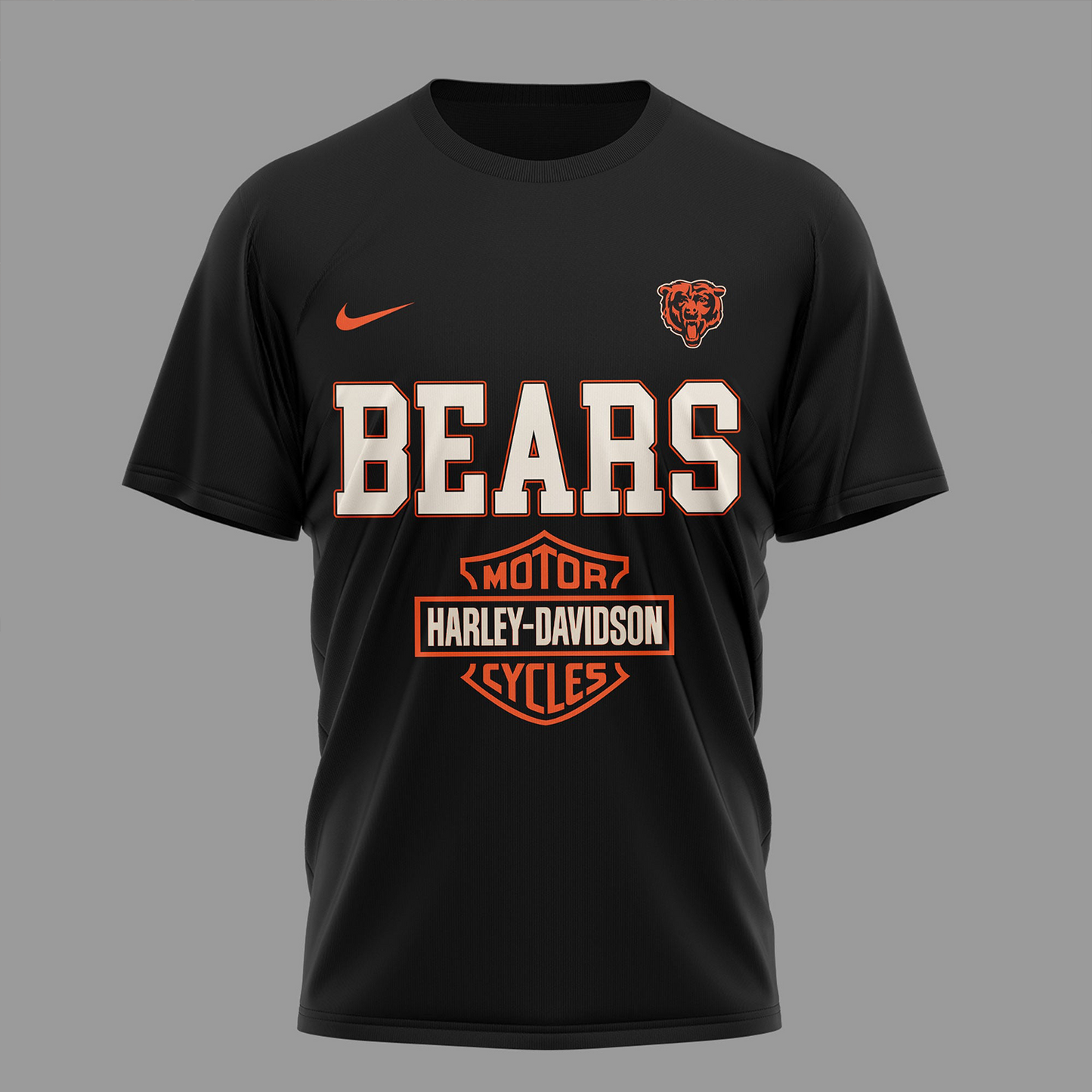 CHI Premium NFL 122 Year Harley Davidson 3D Shirt 2603 DatND DVT