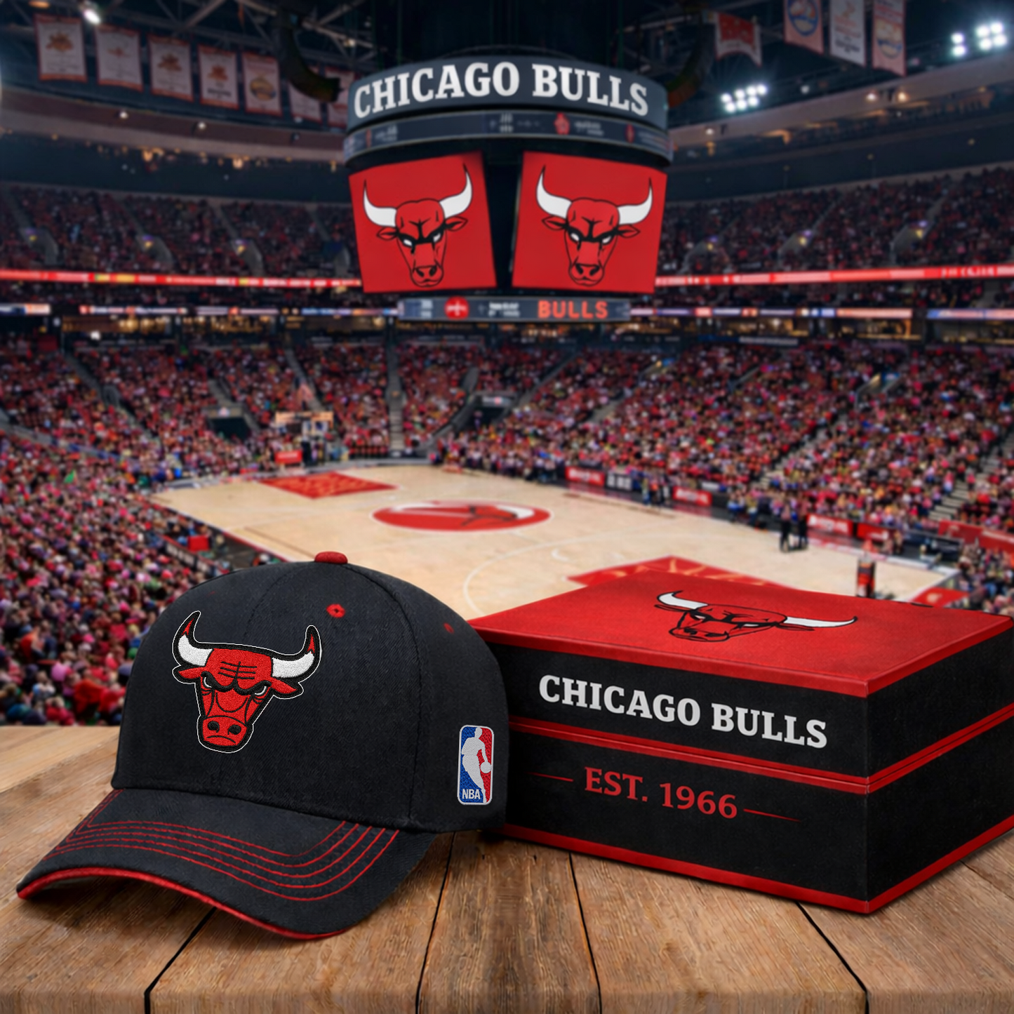 CHI x NBA Classic Fan Snapback Hat NAK NHT