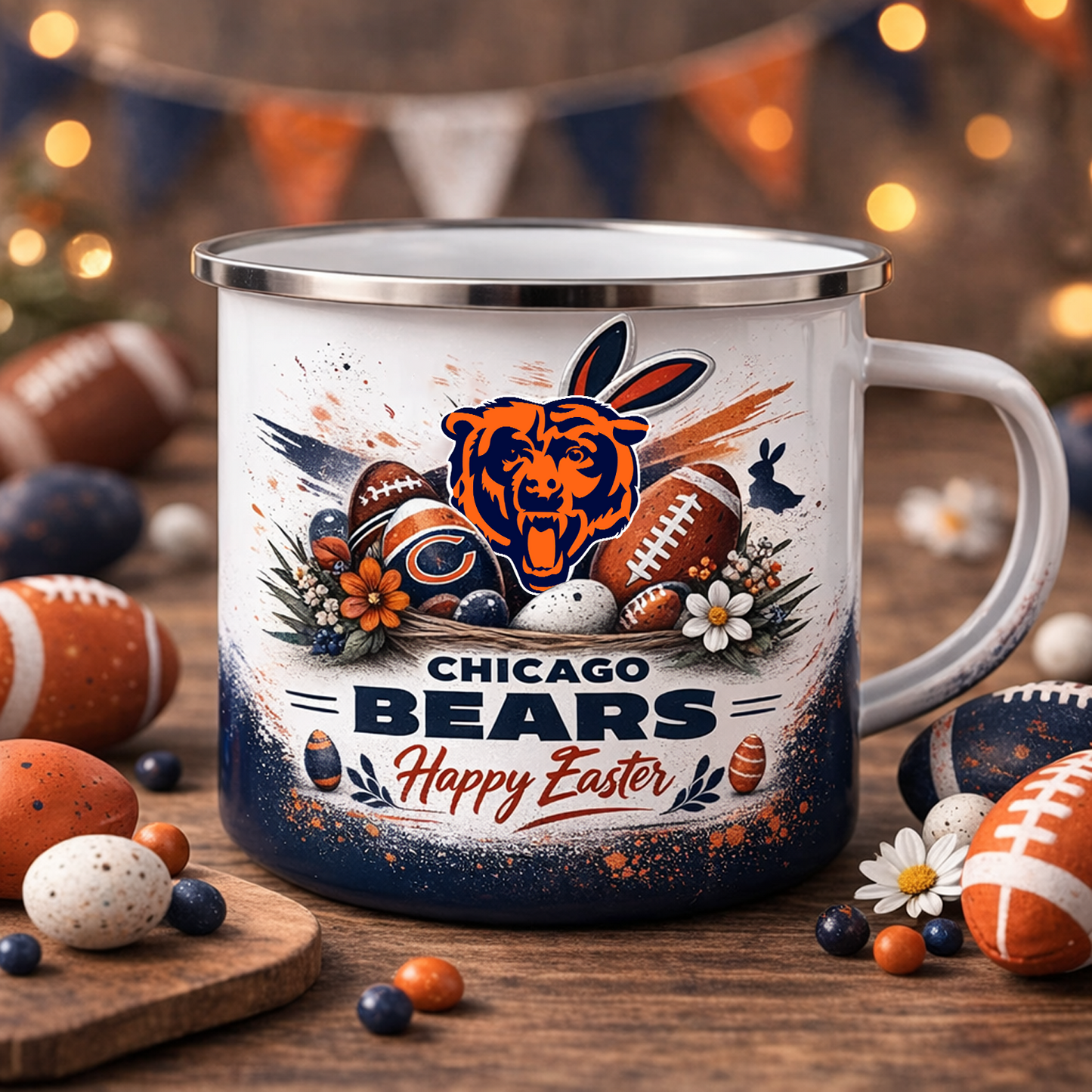 CHI X NFL Easter-themed enamel mug NAK NHT