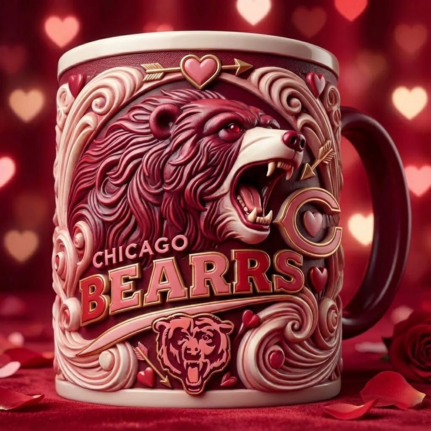 CHI X NFL Love Season Mug - Valentine V2 NAK NHT