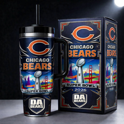 CHI x NFL remium Tumbler 40oz HY NAK CTKT