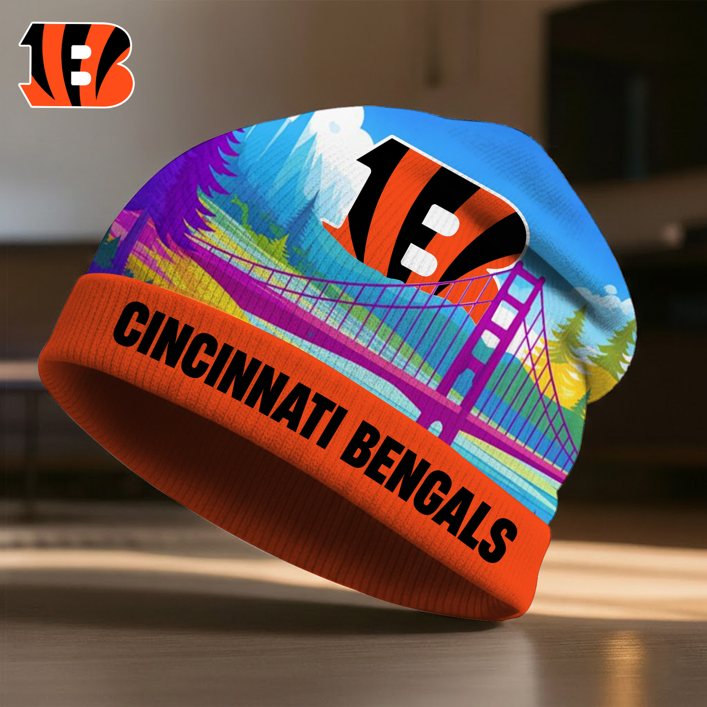 CIN X NFL Premium Super Bowl LX Beanie Hat HY NAK NHT