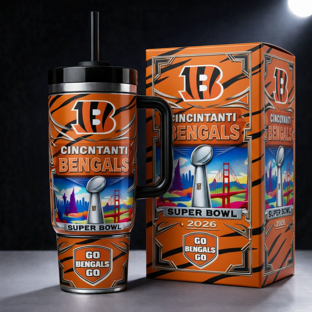 CIN x NFL remium Tumbler 40oz HY NAK CTKT