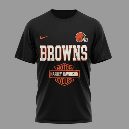 CLE Premium NFL 122 Year Harley Davidson 3D Shirt 2603 DatND DVT