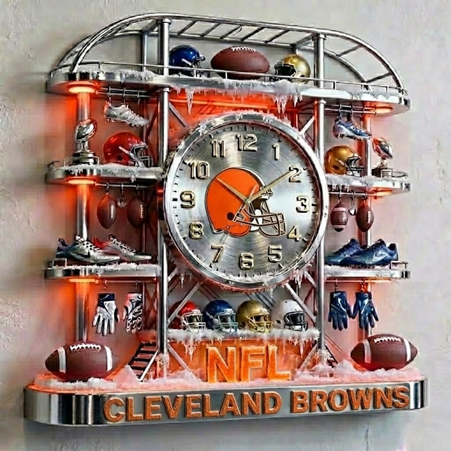 CLE X NFL Arctic Stadium Timepiece 1301 NAK NHT