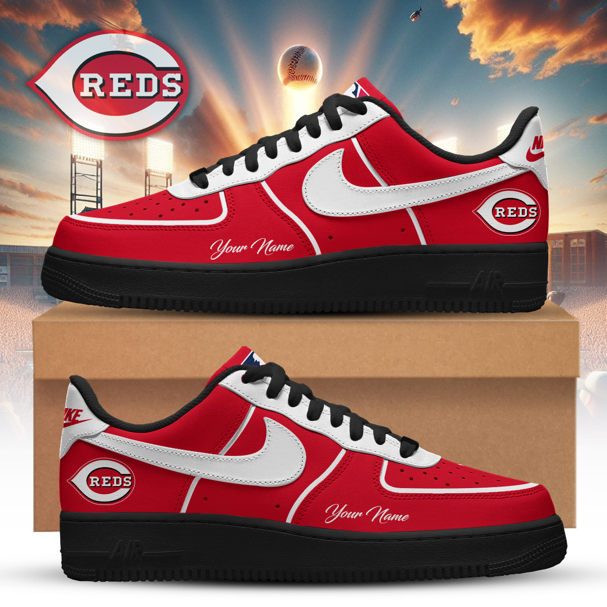 CR x MLB Premium Air Force 1 Orchard DDT CTND