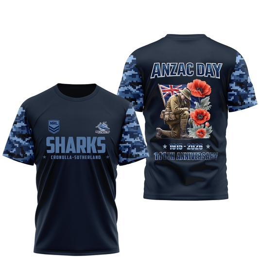 CSS x NRL 111th Anniversary Anzac Day Shirt DDT CTND