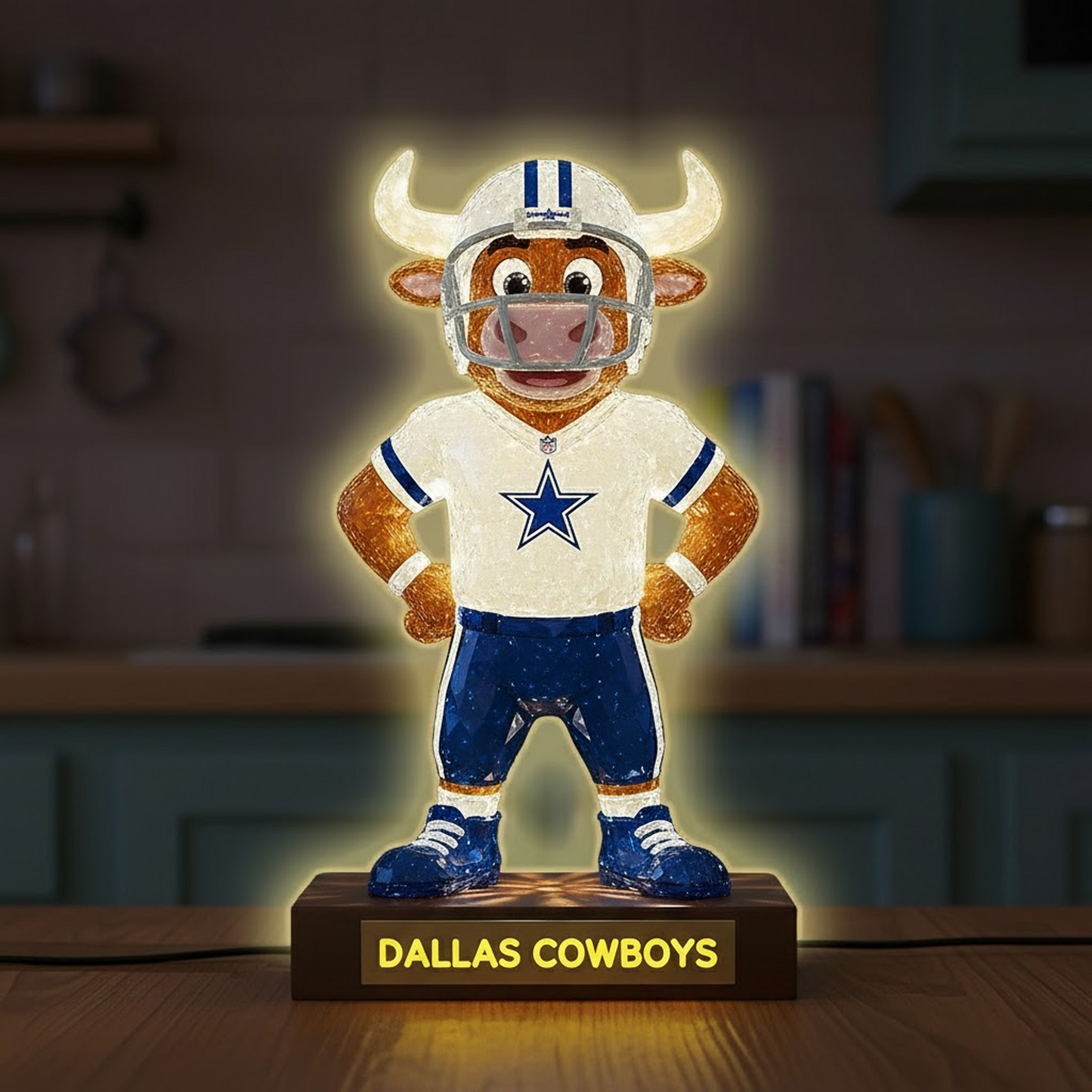 DAL X NFL Funny Characters Acrylic Light Box - Personalized Gifts NAK NHT