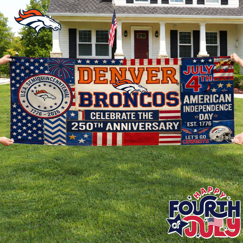 DB Premium NFL Patchwork America 250 Fabric Banner DDT NTL