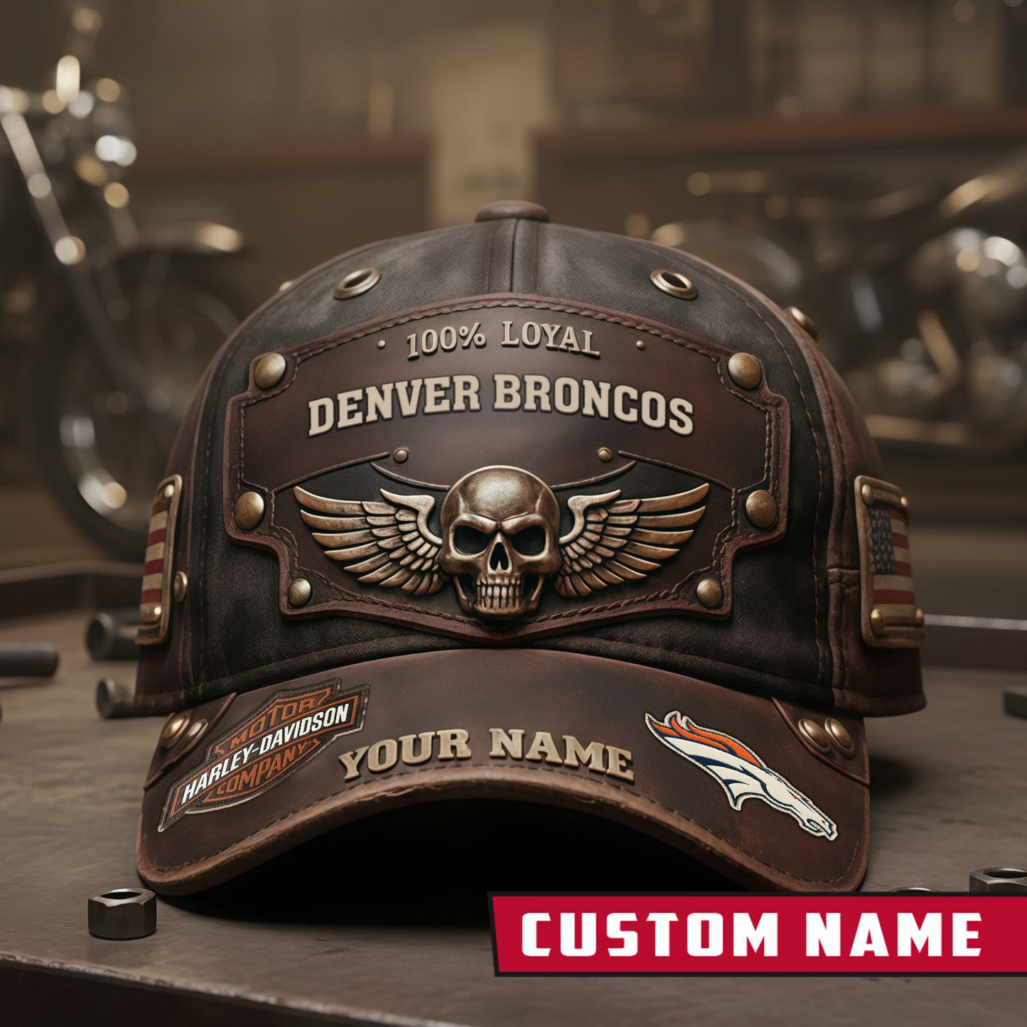 DB x NFL Harley-Davidson Vintage Cap NAK CTKT