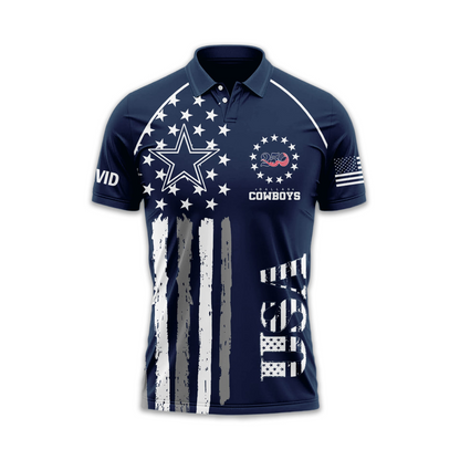 DC Premium NFL American Semiquincentennial Polo Shirt DDT NTL