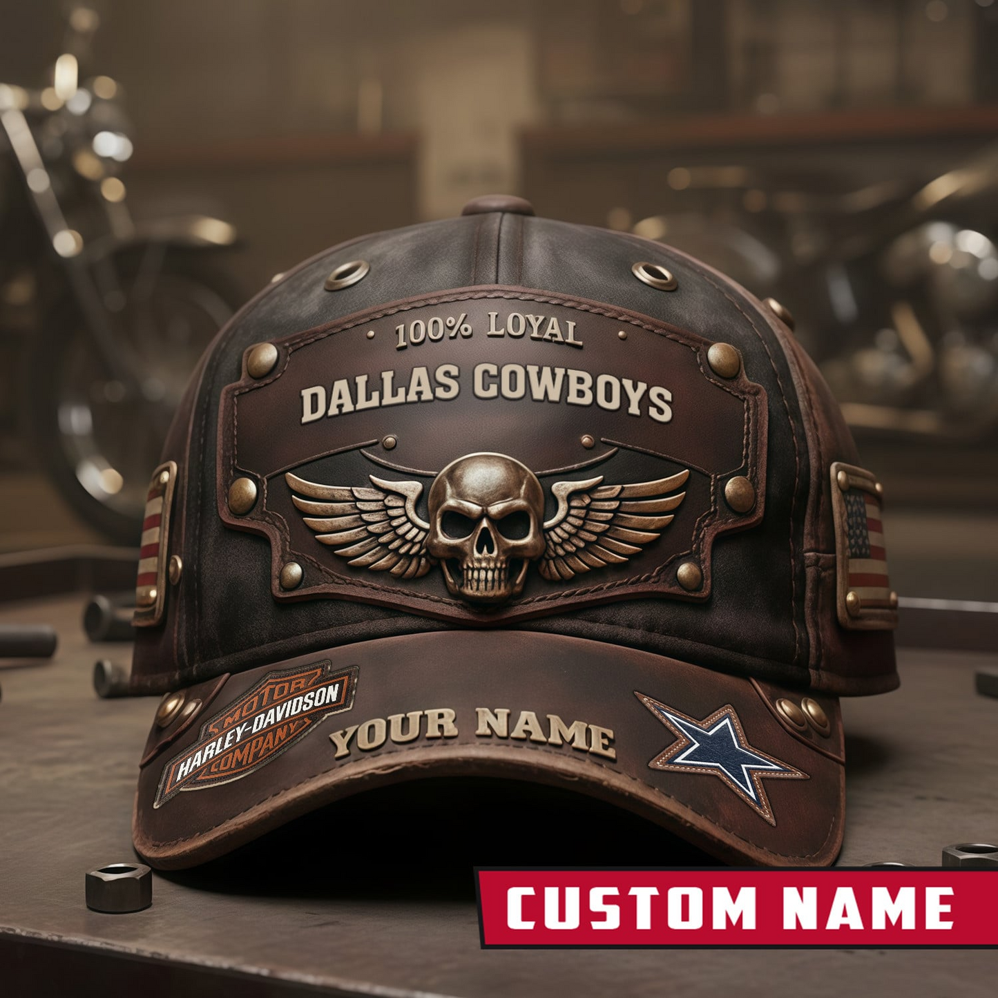 DC x NFL Harley-Davidson Vintage Cap NAK CTKT