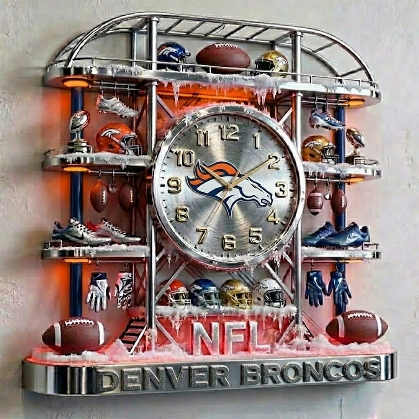 DEN X NFL Arctic Stadium Timepiece 1301 NAK NHT
