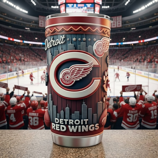 DET X NHL mascot-shaped thermal mug NAK NHT