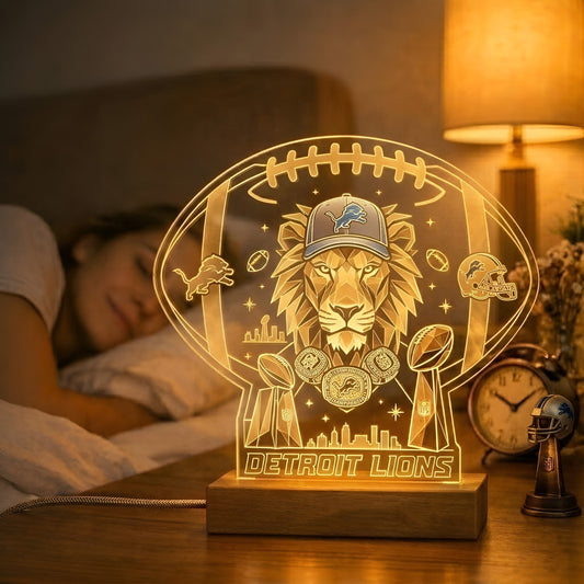 DL  x NFL Acrylic LED Desk Lamp NAK NTN