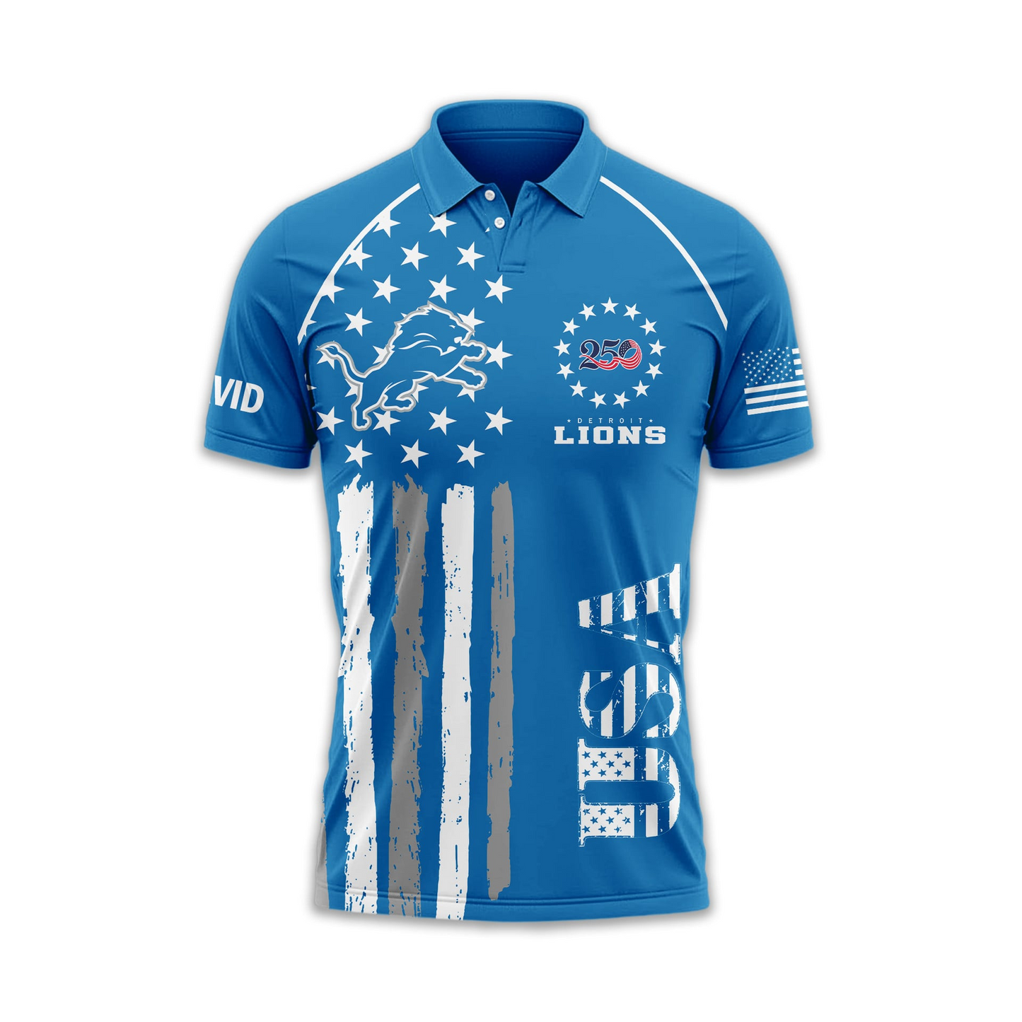 DL Premium NFL American Semiquincentennial Polo Shirt DDT NTL