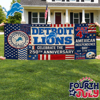 DL Premium NFL Patchwork America 250 Fabric Banner DDT NTL