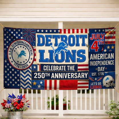 DL Premium NFL Patchwork America 250 Fabric Banner DDT NTL