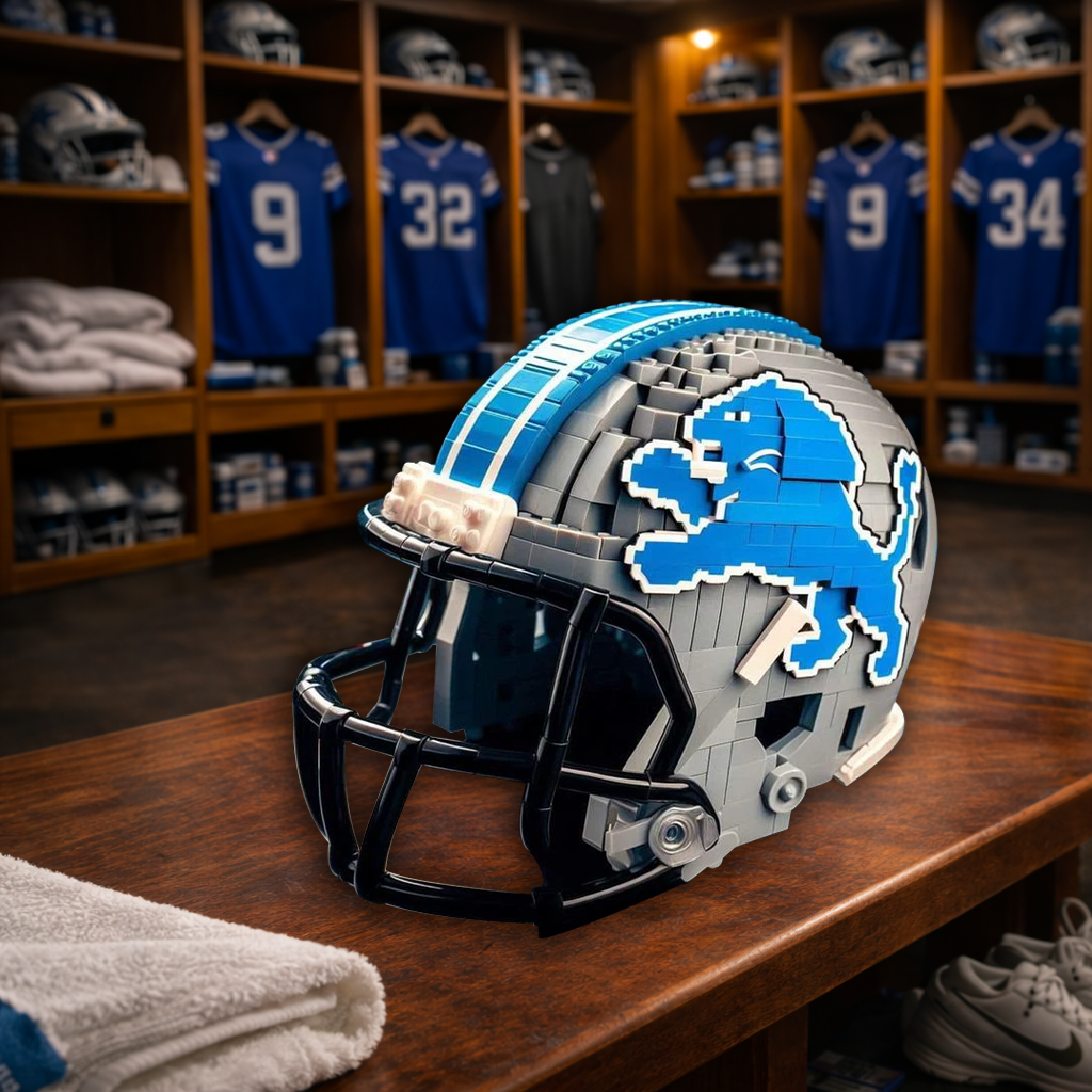 DL x NFL Teams Helmets Armed With Lego-Like Blocks DDT CTND