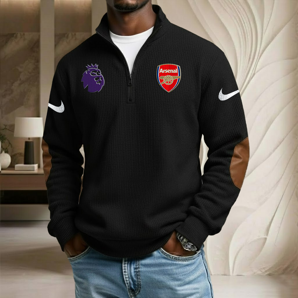 EPL x ARS Sport Stand Collar Half-zip Sweatshirt HLP HLPHUONG