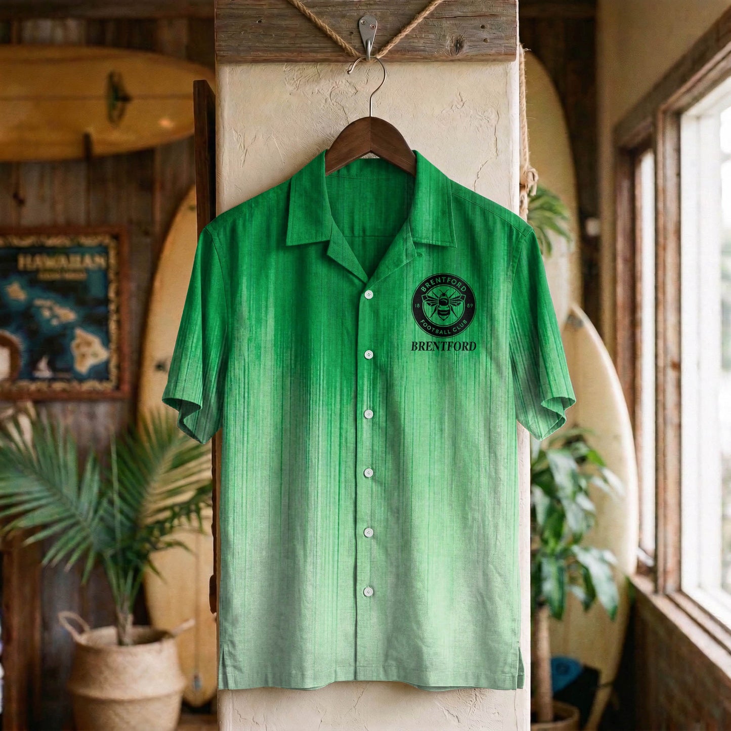 EPL x BRE Ombre Hawaiian Shirt HLP HLPHUONG
