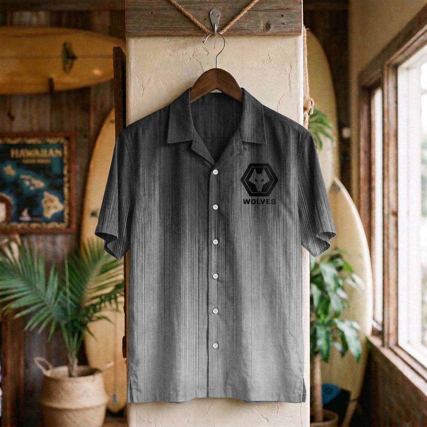 EPL x WOL Ombre Hawaiian Shirt HLP HLPHUONG