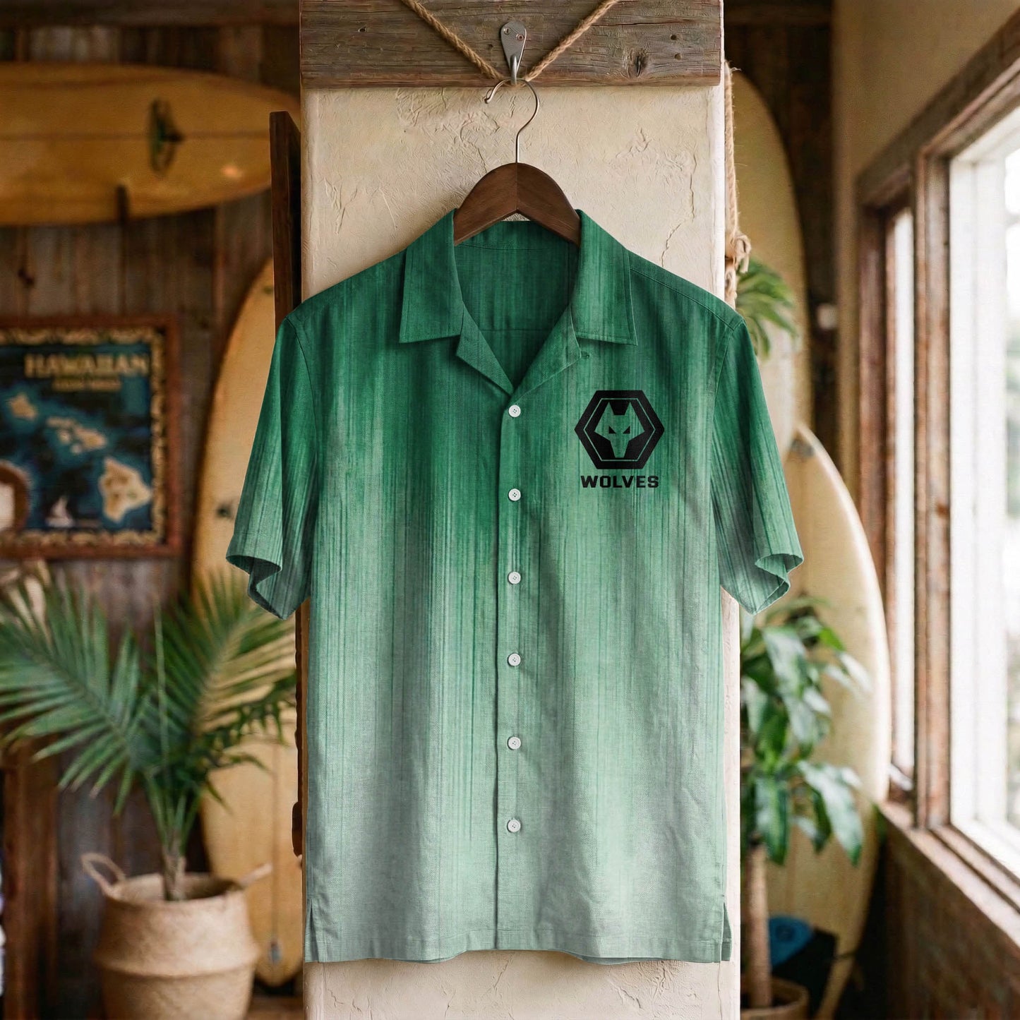 EPL x WOL Ombre Hawaiian Shirt HLP HLPHUONG
