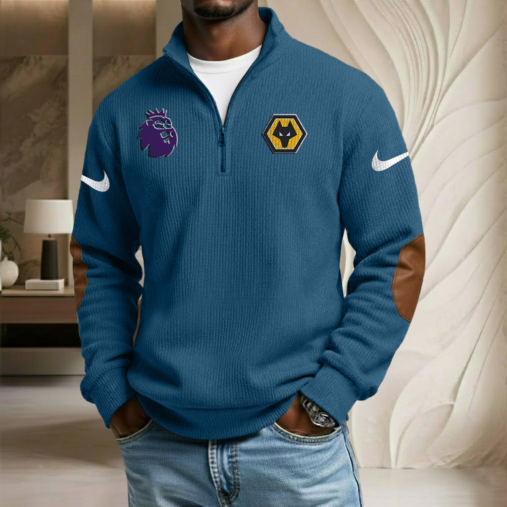 EPL x WOL Sport Stand Collar Half-zip Sweatshirt HLP HLPHUONG