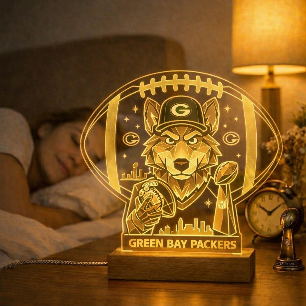 GBP  x NFL Acrylic LED Desk Lamp NAK NTN
