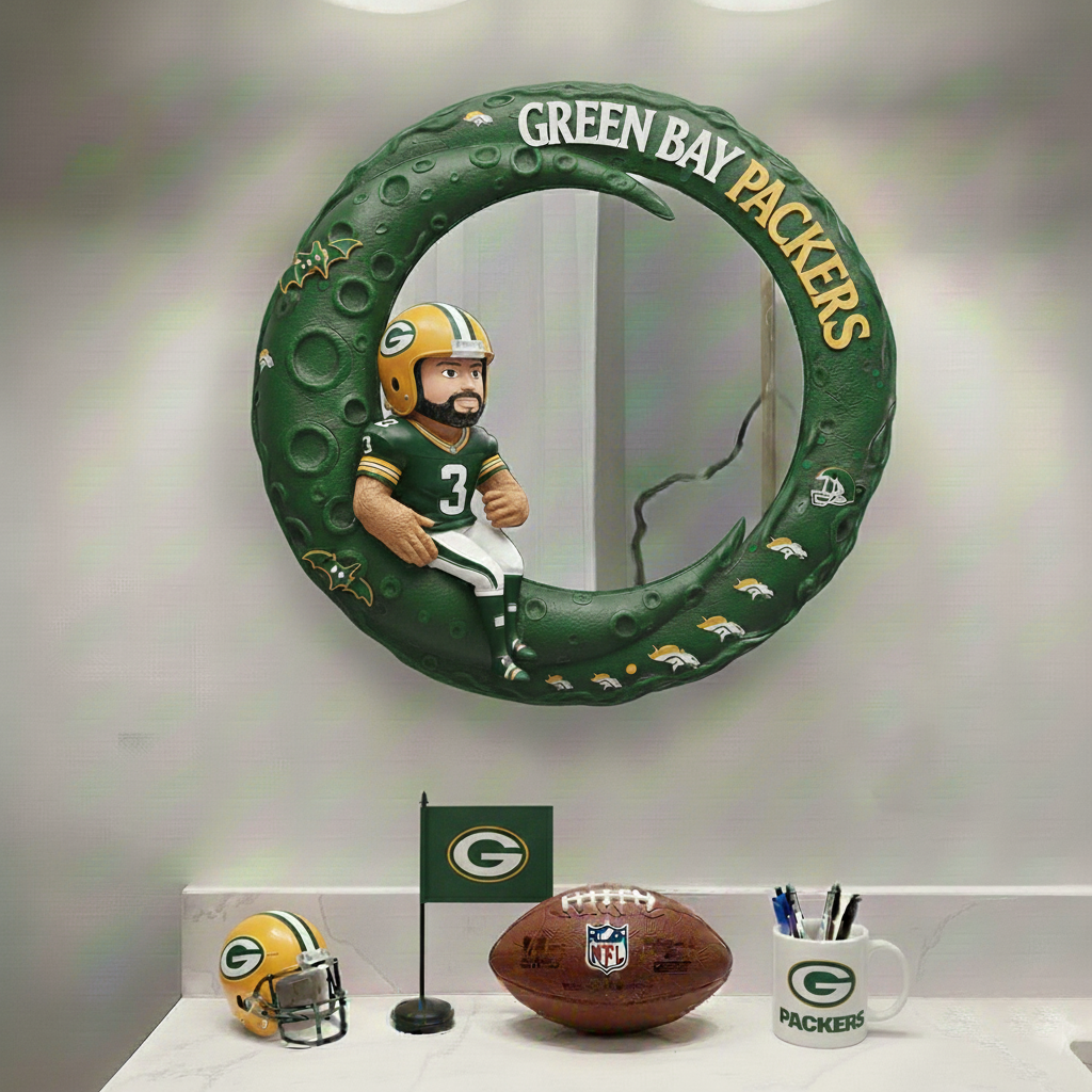 GBP x NFL Moonlit  Custom Shaped Mirror - Personalized Gifts NAK CTKT